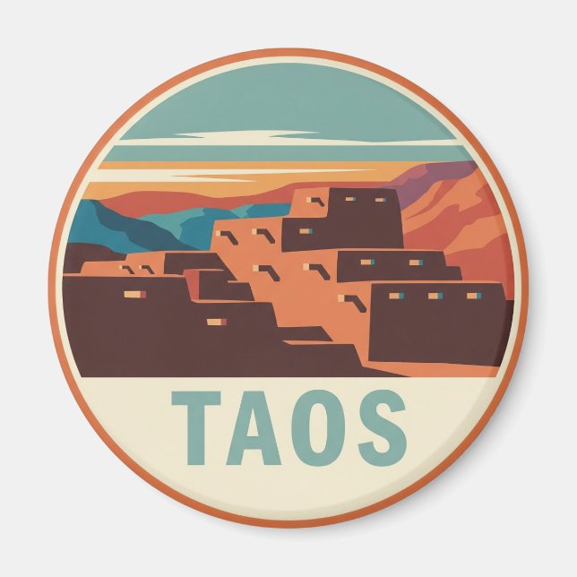 Íman Taos Pueblo Novo México (Frente)