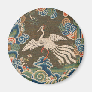 Íman Tapeçaria de arte de pássaro chinês antigo fênix