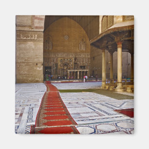 Íman Tapetes de oração levando à mesquita islâmica, Cai