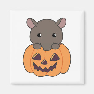 Íman Tapir No Feliz Dia Das Bruxas De Pumpkin Cute Tapi