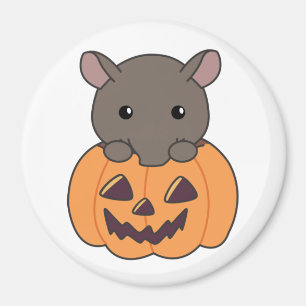Íman Tapir No Feliz Dia Das Bruxas De Pumpkin Cute Tapi