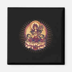 Íman Tara Tibete Budismo Lótus Meditação Yoga Om Espiri