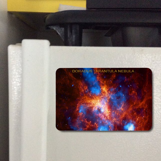 Íman Tarantula Nebula Galáxia Marrom Azul (Tarantula Nebula Galaxy Brown Blue Magnet)