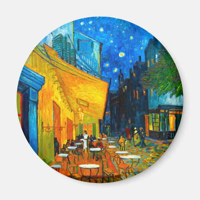 Íman Tarde de Café de Van Gogh à Noite (Frente)
