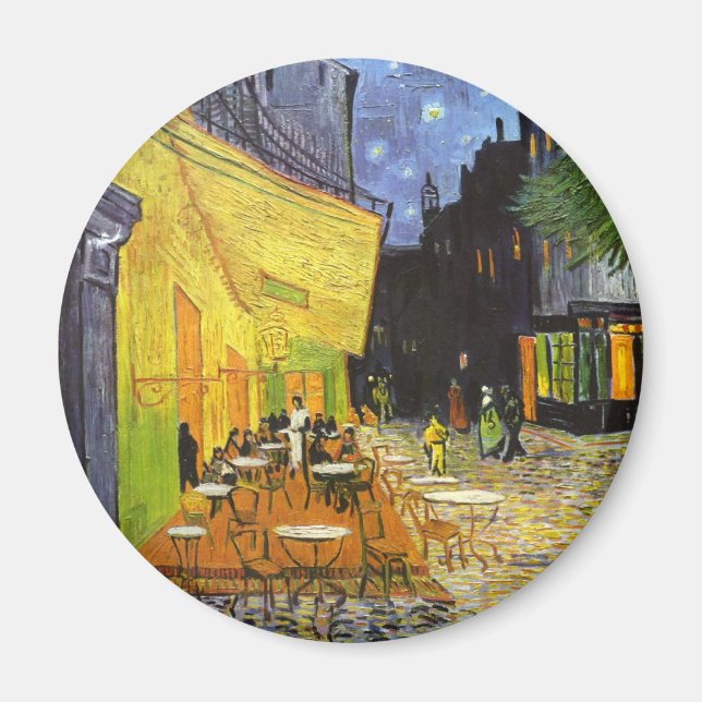 Íman Tarde de Café de Van Gogh à Noite (Frente)