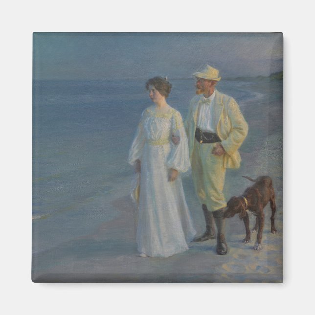 Íman Tarde de Verão na Praia de Skagen (Frente)