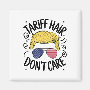 Íman Tarifa Cabelo Não Liga Piadas Tarifas Trump 