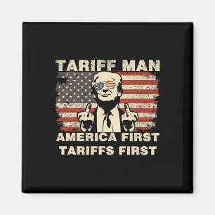 Íman Tarifa Homem Funny Trump Tarrifs Memória América P