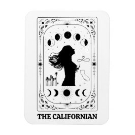 Íman Tarot Card California Celestial Decor Místico Cele