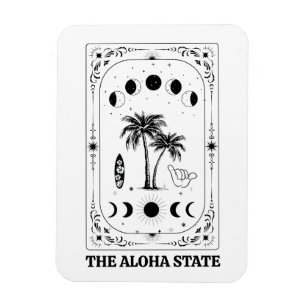 Íman Tarot Card Hawaii Aloha Estado Celestial Souvenir