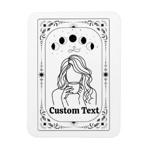 Íman Tarot Personalizado Adicionar Nome Amigo Favor Div