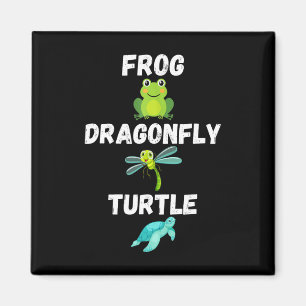 Íman Tartaruga de Dragonfly Sapo com humor político sut