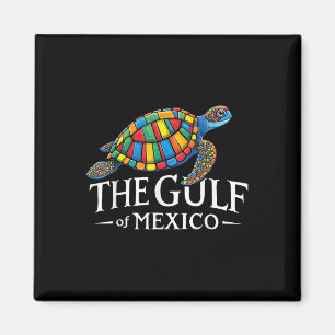 Íman Tartaruga Do Mar Gráfico Do Golfo Do México Nunca
