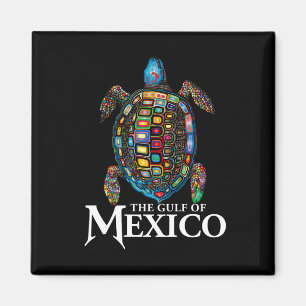 Íman Tartaruga Do Mar Gráfico Do Golfo Do México Nunca
