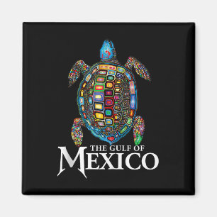 Íman Tartaruga Do Mar Gráfico Do Golfo Do México Nunca