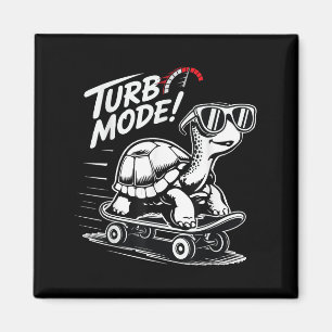 Íman Tartaruga legal No Skateboard Funny Turbo Vintage