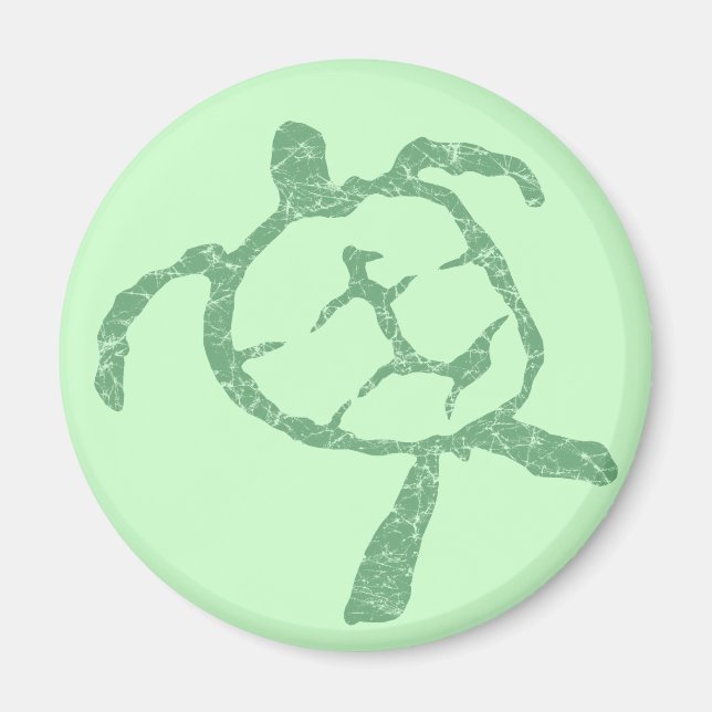 Íman tartaruga verde (Frente)