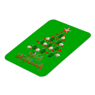 Íman Tartarugas de mar de Mele Kalikimaka