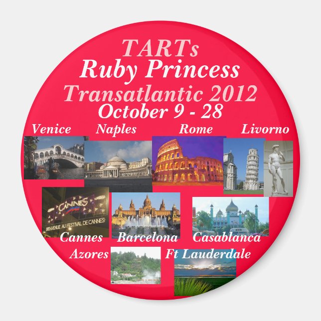 Íman tarts magnet 2012 fall TA (Frente)