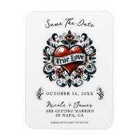 Tatuagem de Coração de Amor Verdadeiro Casamento S