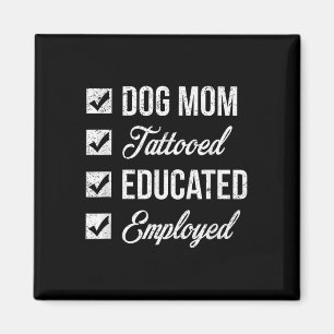 Íman Tatuagem De dia de as mães Para Cão &Empregado Edu