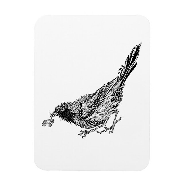 Íman Tatuagem de pássaros (Vertical)