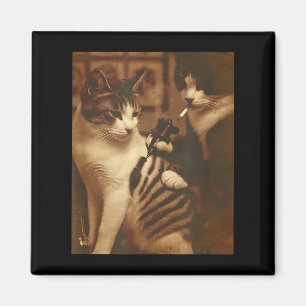 Íman Tatuagem Engraçada Memória De Gato Humor De Gatinh