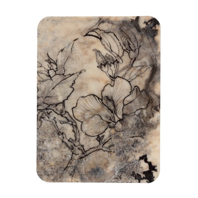 Íman Tatuagem Floral I (Vertical)