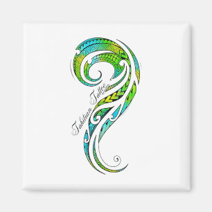 Íman Tatuagem Tahitian - Tatuagem Havaiana - Gráfico _1