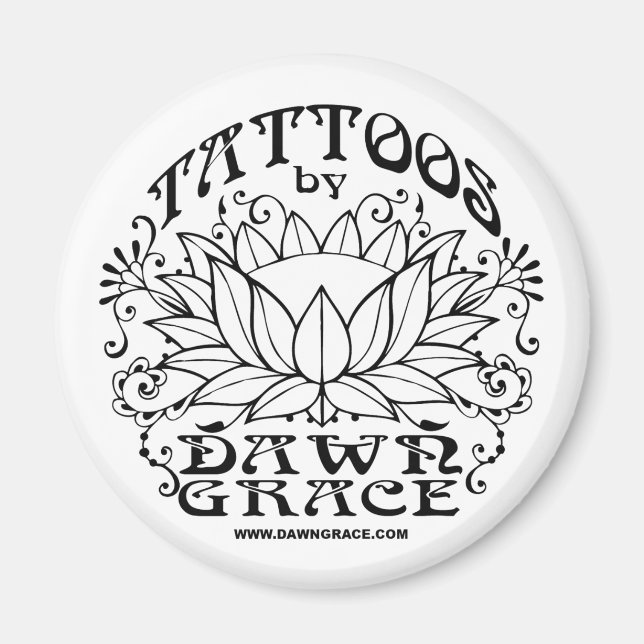 Íman Tatuagens de Dawn Grace (Frente)