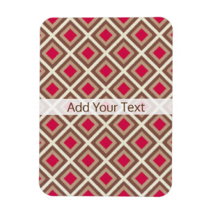 Íman Taupe, Leve Taupe, Diamantes de Ikat Rosa Quente S