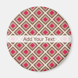 Íman Taupe, Leve Taupe, Diamantes de Ikat Rosa Quente S