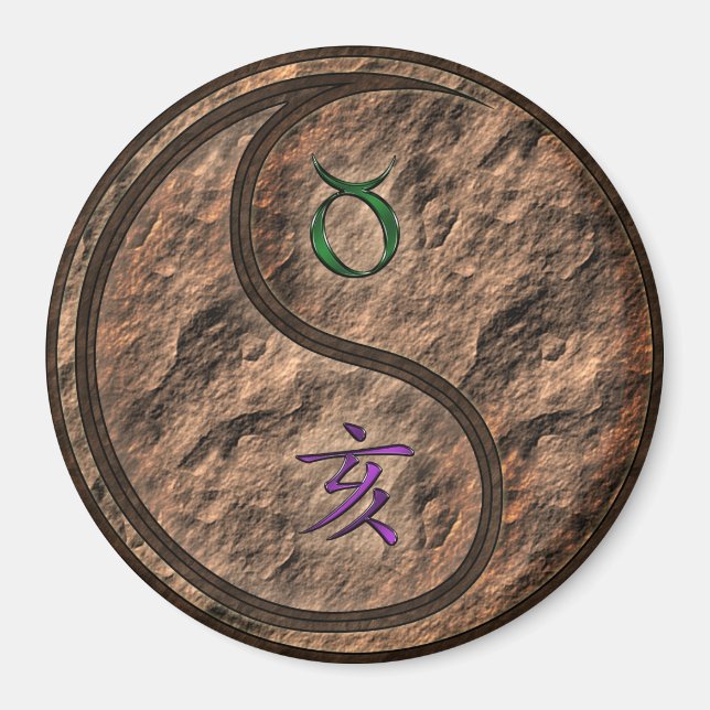 Íman Taurus & Earth Boar (Frente)