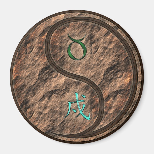 Íman Taurus & Earth Dog (Frente)