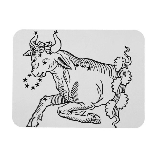 Íman Taurus (o Touro), uma ilustração do "Poético" (Horizontal)