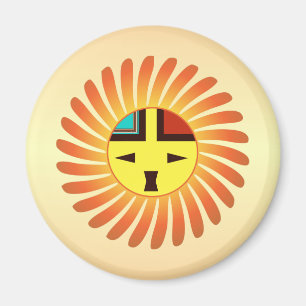 Íman Tawa Kachina - ímã do refrigerador de Sunface