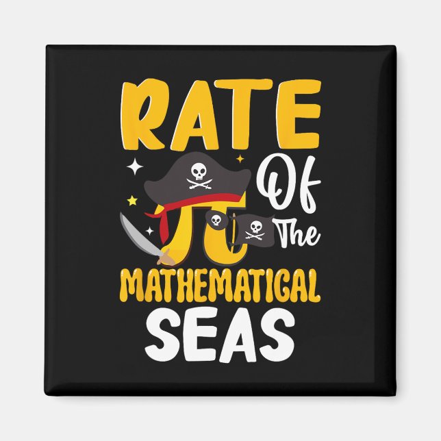 Íman Taxa Dos Mares Matemáticos - Símbolo Pi Matemática (Frente)
