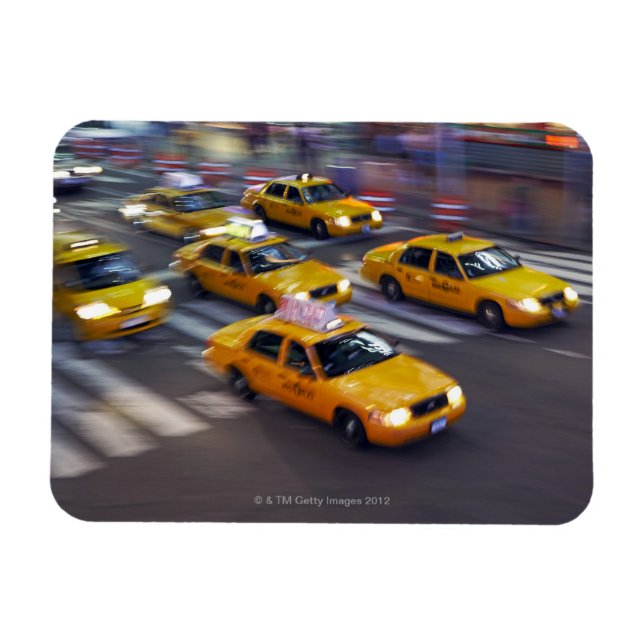 Íman Taxi Amarelo de Nova York (Horizontal)
