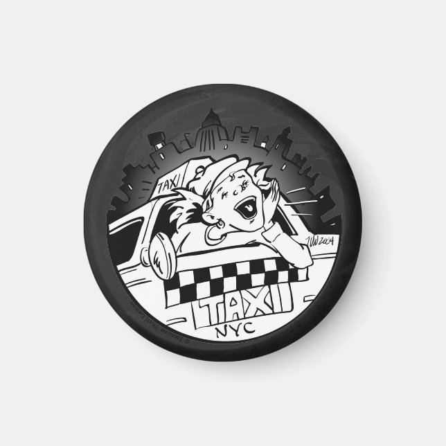 Íman Taxi Girl (Frente)