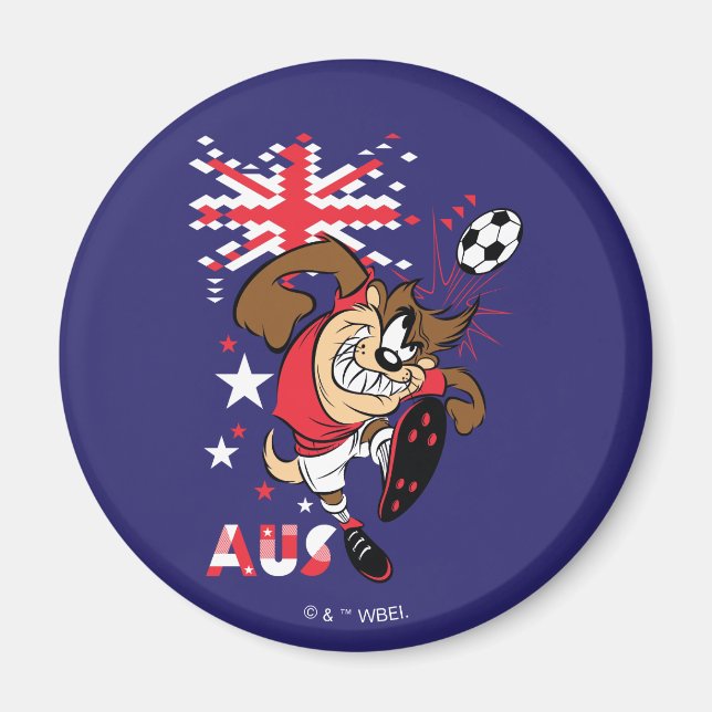 Íman TAZ™ Team Australia Soccer Graphic (Frente)
