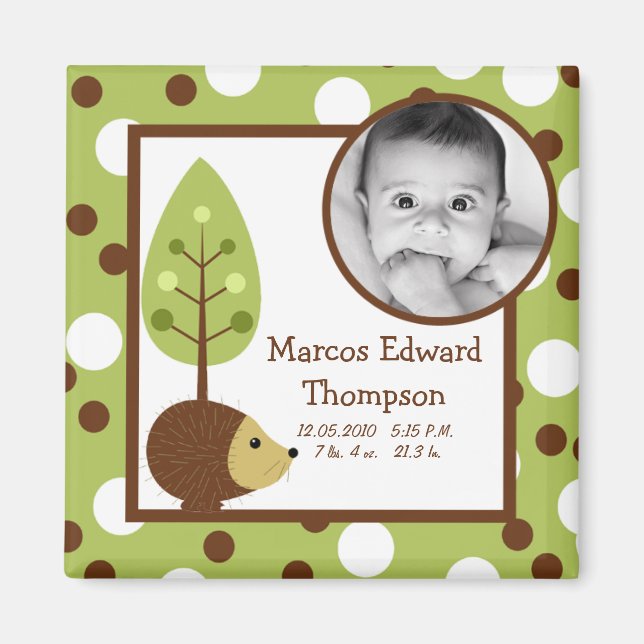 Íman {TBA} 2"x2" Amigos de Wooland Anunciando (Frente)