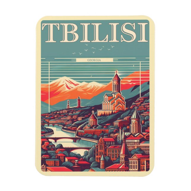 Íman Tbilisi Capital da Geórgia, Lembranças retro (Vertical)