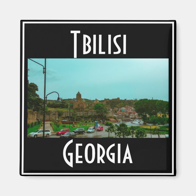 Íman Tbilisi Georgia View Cityscape Architecture (Frente)