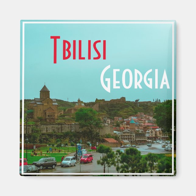 Íman Tbilisi Georgia View Cityscape Architecture (Frente)