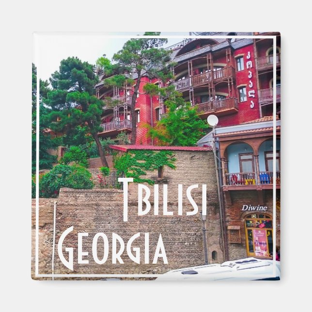 Íman Tbilisi Georgia View Cityscape Architecture (Frente)