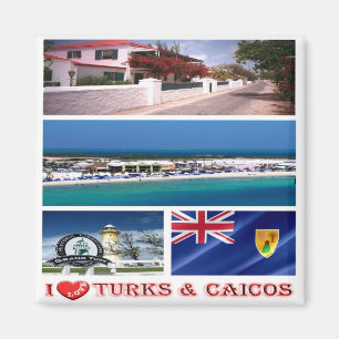 Íman TC - Ilhas Turks e Caicos - I Love