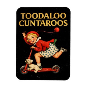 Íman Tchau Cuntaroos Humor Retrô Engraçado Sarcástico