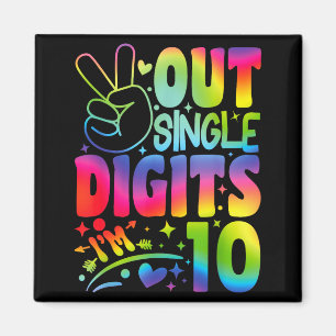 Íman Tchau, Números Únicos Estou nos 10 Dígitos Tie Dye