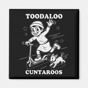 Íman Tchau tontos scooter engraçado garota atrevida