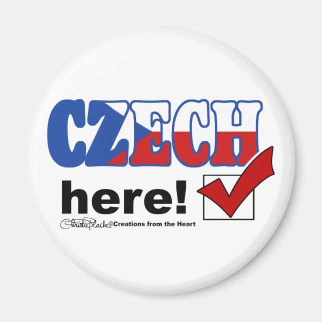 Íman Tcheco aqui (luz) (Frente)